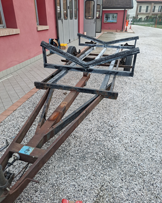 Carrello Barca uso cantiere