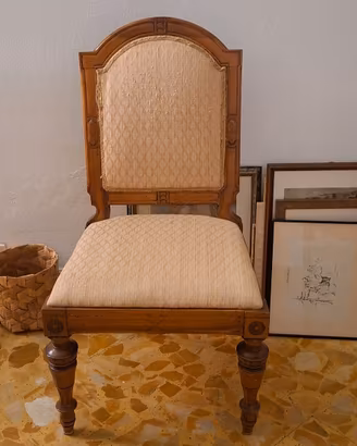 Coppia di sedie antiche Luigi XVI