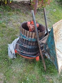 Torchio e sgranatore per uva