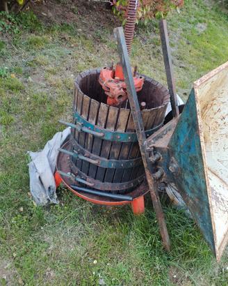 Torchio e sgranatore per uva