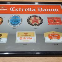 Specchio pubblicità birra Estrella Damm