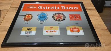 Specchio pubblicità birra Estrella Damm