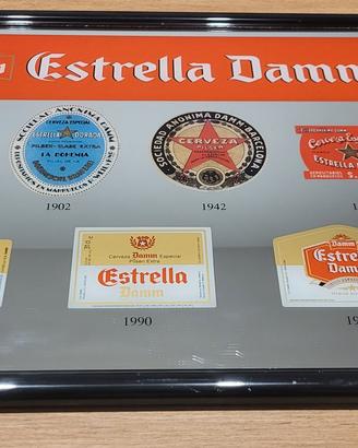 Specchio pubblicità birra Estrella Damm