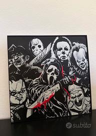 Quadretto Horror Personaggi Iconici