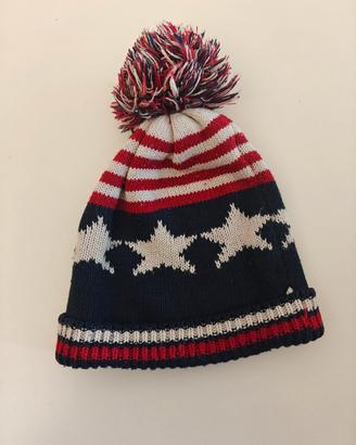 Cappello Alcott con pon pon – motivo americano