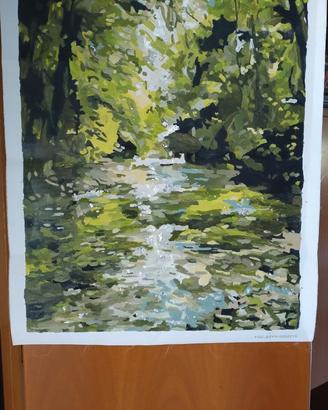Quadro su tela  a olio.
