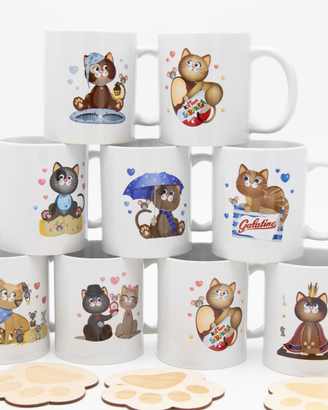 Tazza mug gatti