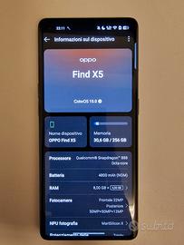 Oppo Find X5 256GB - Condizioni Perfette + Cover