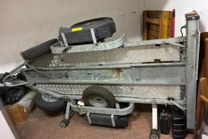 carrello per trasporto motocicli singolo