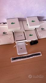 Bracciale Lacoste in Acciaio Nero - Set completo