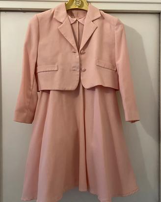 Vestito cerimonia bimba con giacchino