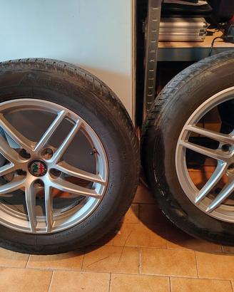 Set Cerchi+ Gomme inv. Originali Alfa Romeo 16"