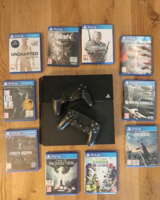 Play station 4 con 10 giochi