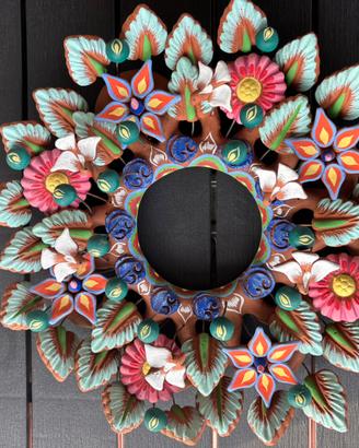 Decorazione terracotta messicana