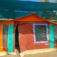 carrello tenda con.ver. per  vacanze in campeggio 