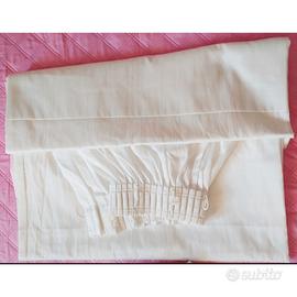 Tendaggio bianco effetto lucido 