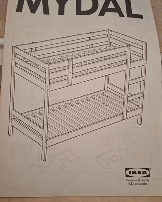 Letto a castello Ikea Mydal