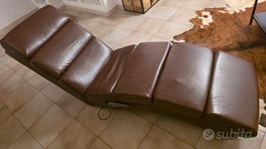 Poltrona chaise longue pelle