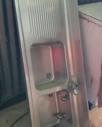 lavandino acquaio  in acciaio inox