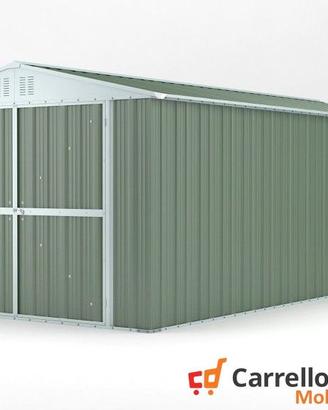 Box garage auto in Acciaio 327x611 19mq verde