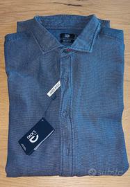 Camicia uomo Dack's Slim Fit Blu XL