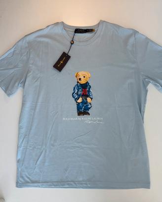 Polo Bear Ralph Lauren T-shirt Azzurra l/xl/xxl