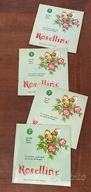 Lotto di 4 albi vintage “ROSELLINE” anni 70 - 80