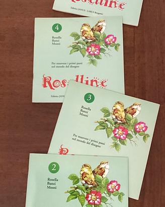 Lotto di 4 albi vintage “ROSELLINE” anni 70 - 80
