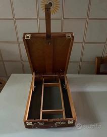 Cavalletto per pittori a valigetta