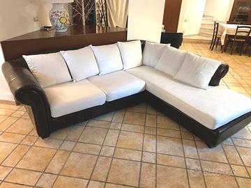 Divano con penisola angolare chaise longue