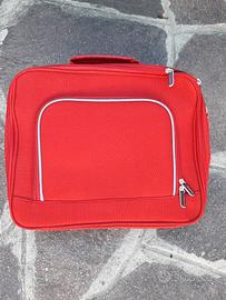 Borsa in tessuto rosso per PC