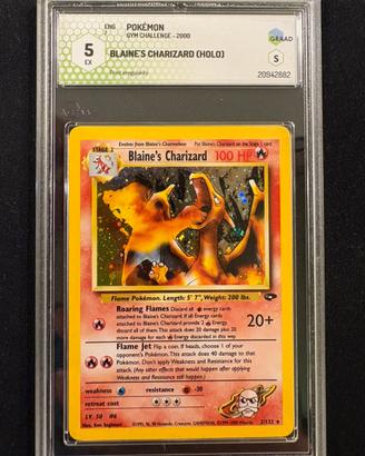 Pokemon Blaine’s Charizard Gym Graad 5