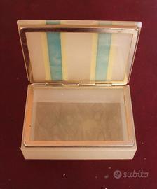 Portagioie alabastro Genuine Alabaster 13,5x10x6cm