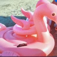 gonfiabile fenicottero molto grande più pompa