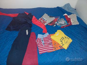 Lotto abbigliamento bambino 4/5 anni
