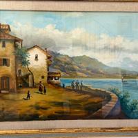 Quadro a oluo su tela