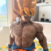 Action Figure Goku resina verniciato con aerografo