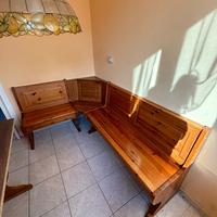 Giropanca piu tavolo in legno