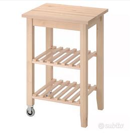 Carrello da cucina in Faggio