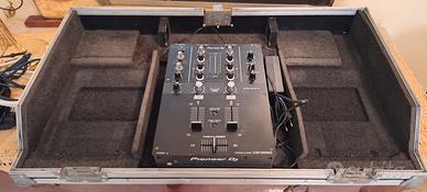 fly case pioneer più mixer dj djm250mk2 pioneer