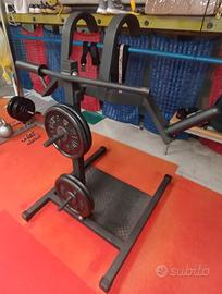 Attrezzi palestra: Squat leg + kettlebel in ghisa