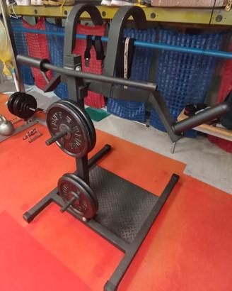 Attrezzi palestra: Squat leg + kettlebel in ghisa