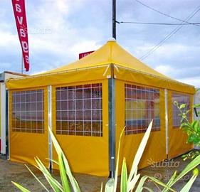 Gazebo airone corallo 3x3 giallo nuovo in stock