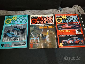 Riviste modellismo Model Graphix anni 90 Giappone