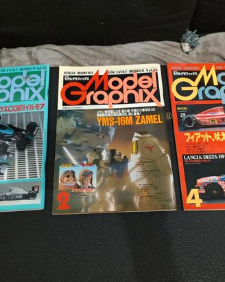 Riviste modellismo Model Graphix anni 90 Giappone