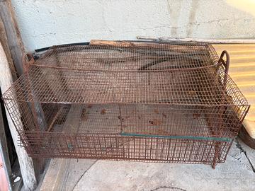 Conigliera in ferro