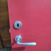 Porta rossa bianca da interno 210*80