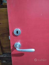 Porta rossa bianca da interno 210*80