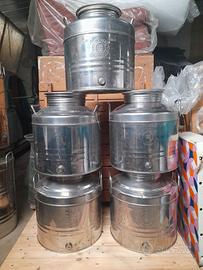 Bidone olio/vino acciaio Inox 18/10 da 30 lt