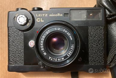 Leica Minolta CL con Rokkor 40/2  REVISIONATA